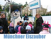 Wieder heiß aufs Eis können die Münchner ab dem 24.11. werden, wenn auf dem Stachus wieder der 6. Münchner Eiszauber beginnt. Schlittschuhfahren mitten in der Stadt (Foto: Martin Schmitz)
